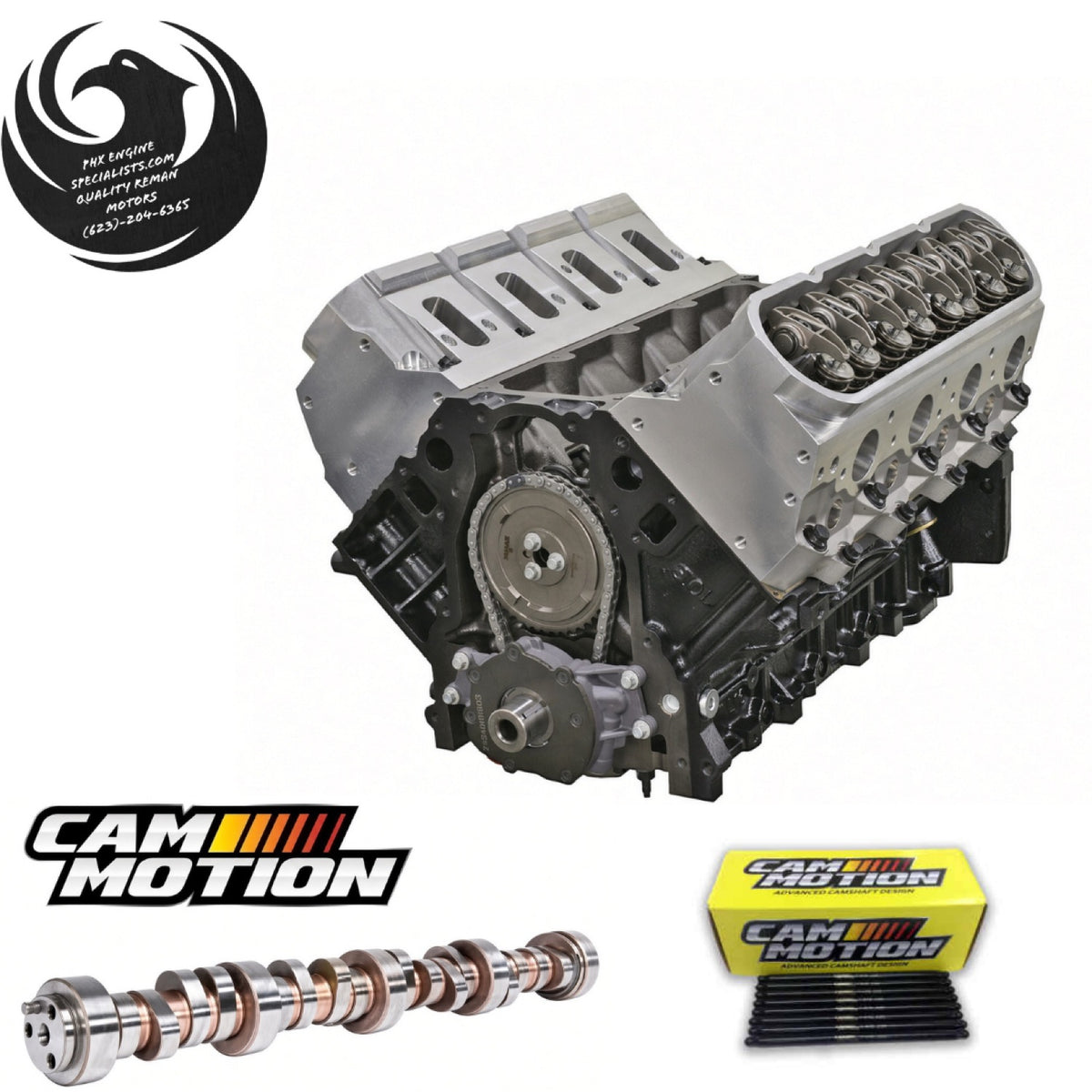 Cammed GM 6.0L remanufactured engine - Phoenix Engine Specialists