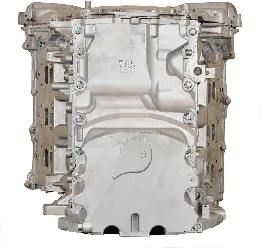 Ford 3.5L EcoBoost remanufactured engine - oil pan/bottom view - Phoenix Engine Specialists