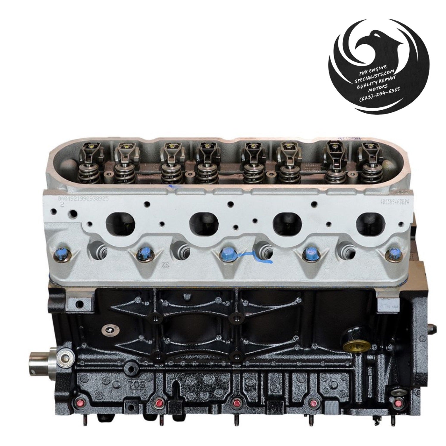 Remanufactured GM 4.8L Vortec V8 VVT (L20) engine - side view