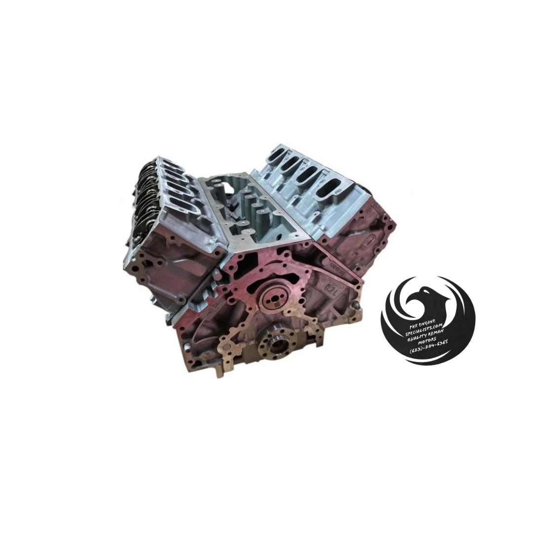 GM 6.2L L86 remanufactured engine - front 3/4 view - Phoenix Engine Specialists