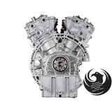 Remanufactured Ford 3.5L/3.7L Cyclone V6 engine (FWD/AWD) - rear view - Phoenix Engine Specialists
