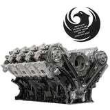 Remanufactured Ford 6.2L Boss V8 engine (2011-2016) - front 3/4 (timing chains) view - Phoenix Engine Specialists