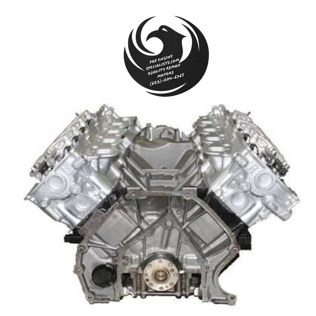 Remanufactured Ford 6.2L Boss V8 engine (2011-2016) - rear view - Phoenix Engine Specialists