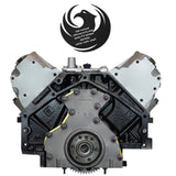 Remanufactured GM 6.0L Vortec V8 engine - rear view - Phoenix Engine Specialists